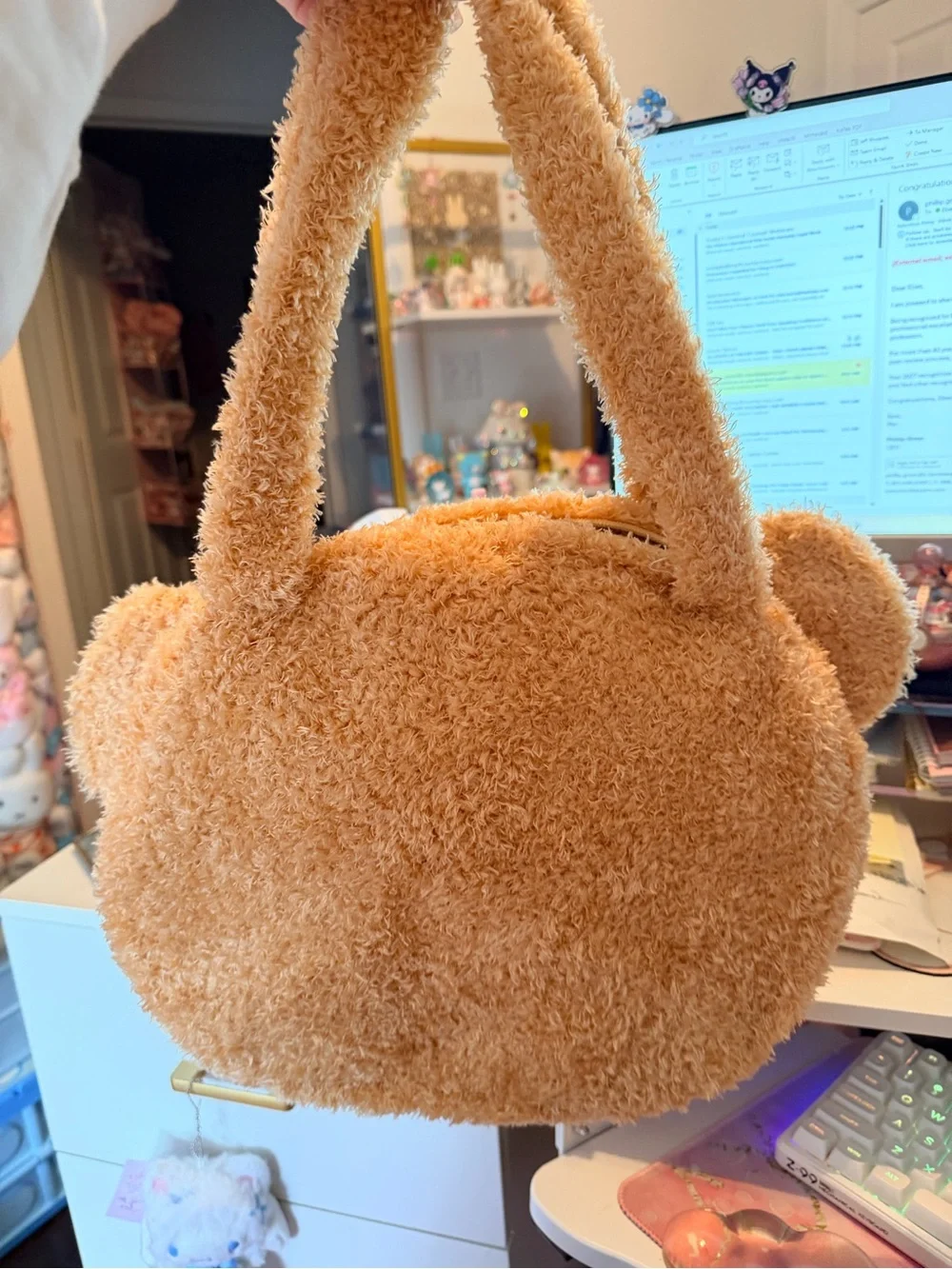 Rillakkuma Plush Tote Bag